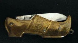 Couteau - Sabot - sur cuivre.