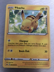 065/202 carte card Pokemon Epee & Bouclier Sword & Shield PIKACHU.
