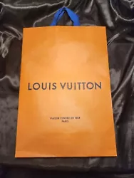 LOUIS VUITTON Shopping Bag Authentic Empty Paper Gift Bag (14