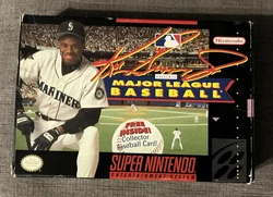 Ken Griffey Jr Major League Baseball SNES Super Nintendo Game, Box, Manual. Tested working perfect complete. Look at my...