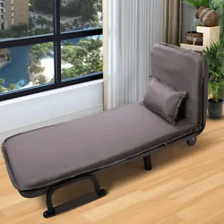 Yard & Garden. 1 X Sofa Bed. Includes soft pillow for added comfort. Five adjustable position of backrest c reates fun,...