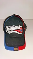 2003 AFC Conference Champions New England Patriots is black with red, white and blue details. NFL Locker Room Product...
