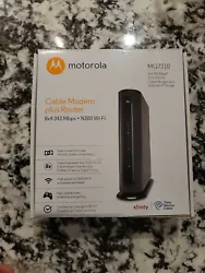 Motorola MG7310 8x4 343Mbps DOCSIS 3.0 Cable Modem plus N300 Wi-Fi Router.