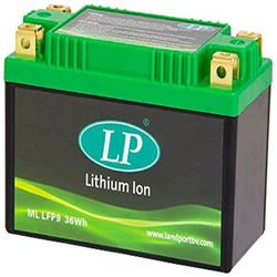 ACCOSSATO ml lFP9 – 161 Batterie au lithium pour kawasaki zX 600 K, M, N nINJA ZX-6RR, 600, (2003 – 2006). Batterie...