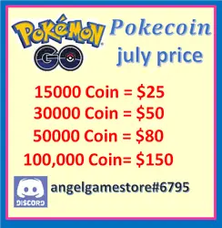 Special Price Pokecoin. Provide Fast Service!