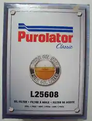 Purolator Classic L25608 Oil Filter - Made in USA.
