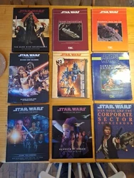 Lot 9 Livres Star Wars Roleplaying Game Jeu De Role.