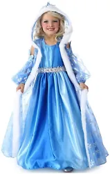 Inspired from the famous Disney movie Frozen. This dress has Lycra stretch in the back to accommodate the athletic...