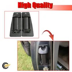 Set Rear Exterior Door Handle For 99-07 Chevrolet Silverado & GMC Sierra Extended Cab. This set exterior door handle is...