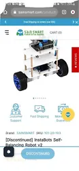 SainSmart InstaBots Self-Balancing Robot v2. This is a build, comes with directions, and is building a hover bot. All...