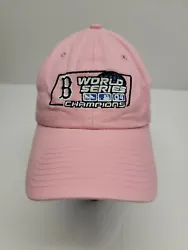 Boston Red Sox World Series Champs Pink Womens Adjustable New Era Baseball Hat. Fast Shipping, Thanks for Shopping with...