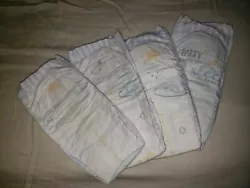 (4) samples of Pampers Disposable Swaddlers Overnight Diapers, Size 6. Condition is 