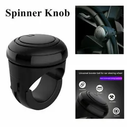 1 Car Steering Wheel Booster Ball. Ball shaped design with anti-slip surface is comfortable to grip. Elegant appearance...