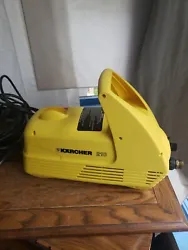 Karcher 210 Plus 1300 psi High Pressure Washer. I dont know if it was ever used.  I put used because of box...