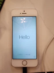 Apple iPhone 5S - A1533 - 16GB - Silver - Verizon Unlocked. Very clean. No cracks. Some scratches on side. See images