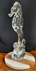 Waterford Seahorse Crystal Paperweight Figure No Box Excellent Condition. (B8)