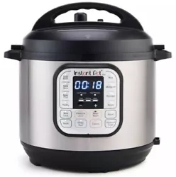 Instant Pot DUO80 Electric Pressure Cooker - Silver.