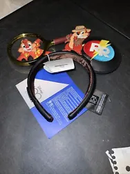 NEW Disney Parks 100 Chip And Dale Rescue Rangers Gadget Zipper Ears Headband. Condition is New. Shipped with USPS...
