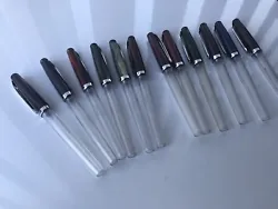 These pens are swirled multi-color pens.