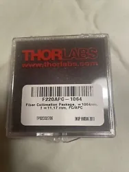 Thorlabs F220APC-1064 Fiber Collimation Package.This is for one 1064nm fiber collimation package. This has never been...
