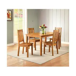 They are easy to assemble. They are made of solid wood and are made to be durable. You can seat up to six people at...