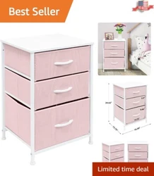 Upgrade your bedroom or living space with our stylish and functional Multifunctional 3-Drawer Nightstand. The removable...