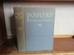 Here is a very interesting and hard to find copy of “Poultry Science and Practice” by A. R. Winter and E. M. Funk,...