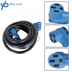 Description:   Type: RV Extension Cord Current: 50 Amp Voltage: 125/250V Length of Generator Cord: 25FT Male Plug End:...
