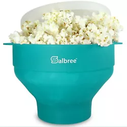 Convenient Easy-Grab Handles - The Salbree popcorn maker has built in handles that make it easy to remove from the...