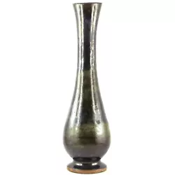 Beautiful antique ceramic, large stoneware vase by Jacques Migeon from La Borne, Cher, France. Superbe grand v ase a...