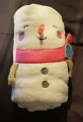 Carter’s Roll Me Up Snowman Plush Blanket.