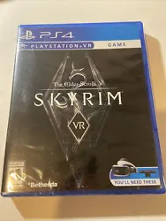 The Elder Scrolls V: Skyrim VR (PlayStation 4, 2017) BRAND NEW. SEALED.