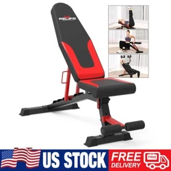 Dumbbell rack. Adjustable Dumbbell Set. Foldable Dumbbell Bench Weight Training Fitness Incline Bench Adjustable...