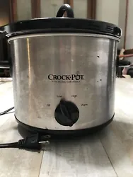 Crock Pot SCR300-SS. Crock, base (w/handles), lid (attached cord). I exhaust all efforts while resolving a conflict and...