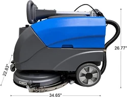Solution Tank：6.6Gal. Recovery Tank: 8 Gal. The brush can be rapidly replaced without the need for tools. For safety...