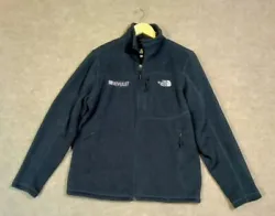 The North Face Fleece Jacket Mens Size Medium Rivulet Logo Jacket Outdoors Wear.  **Please look at photos for...