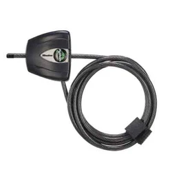 The Master Lock 8417D Cable Lock with Key, Adjustable to 6 ft. (1.8 m.) Long features 3/16 in. (5 mm.) diameter braided...