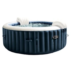 4-person portable and inflatable round hot tub spa lets you relax in style at the touch of a button. Type Inflatable...