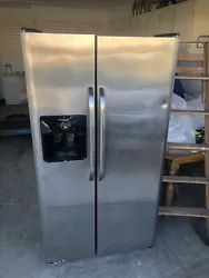 Frigidaire refrigerator Stainless steel ..side by side.