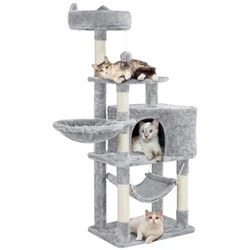 Maison de rêve : Cette maison pour chats comporte plusieurs niveaux, offrant suffisamment despace pour vos chats. Une...