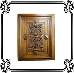 French Antique Hand Carved Wood Cupboard Horse and Bird head 19th A magnificent French door made of hand carved solid...
