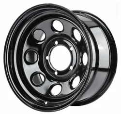 Part Number: 49682. Size: 17x8. Manufacturer: VISION. Model: SOFT 8. Finish Code: BLACK. Condition: New. Wheel Lip...
