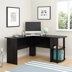 The large desk top surface provides plenty of room for your monitor or laptop, as well as papers and other essential...