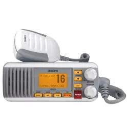 DSC (Digital Selective Calling). DSC Class: D. 25 Watt Fixed Mount Marine Radio. Hailer/Intercom: N/A. Triple Watch...