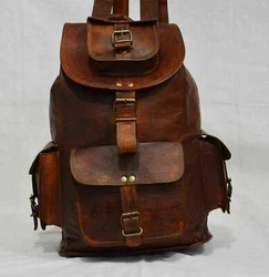Material- Real Goat hide. 1 Front pocket and both side pocket. Eco friendly and weather proof bag. 56