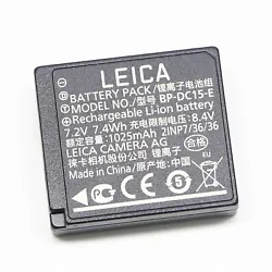 Original Leica BP-DC15-E Battery Lithium-ion Battery. Leica BP-DC15-E Battery. 1 xLeica BP-DC15-E Battery. Lumix...