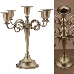 This 5 Arms Candle Holder with exotic style can serve as an excellent present for family and friend. As a beautiful and...