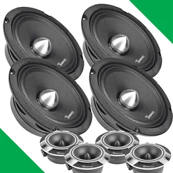 6.5” Midrange Bullet Car Speaker 4 Ohm. Weight: 2.15 Lbs (1 pair). Quantity: 2 pieces (1 pair). Impedance: 4 Ohms. 60...