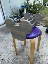 Mickey Ears Headband Holder handmade Wooden Greywash Finish. Condition is New. Shipped with USPS Ground Advantage.