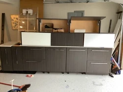 Custom high end kitchen cabinets and countertop for sale. I have panels for subzero fridge this is very high endEasily...